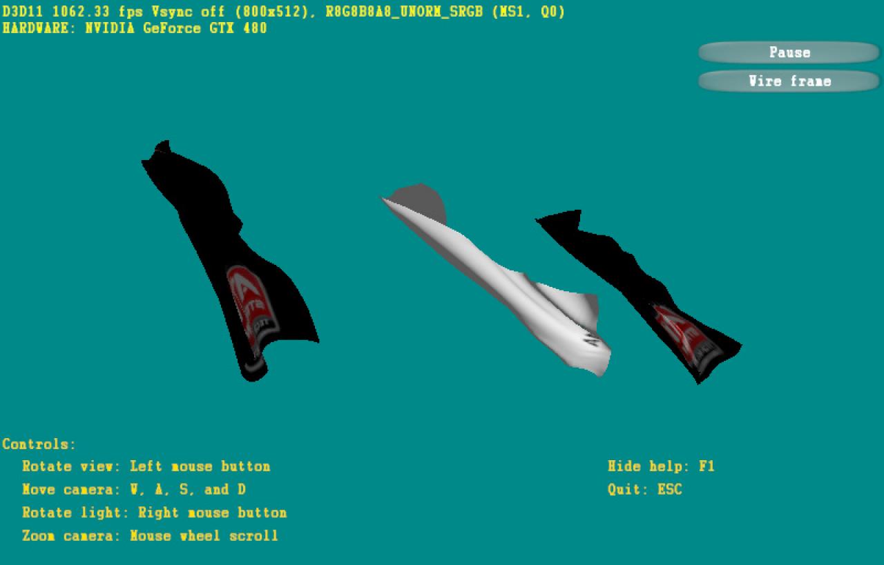 [04/10/2010] Bullet Cloth Simulation (DirectX 11) 