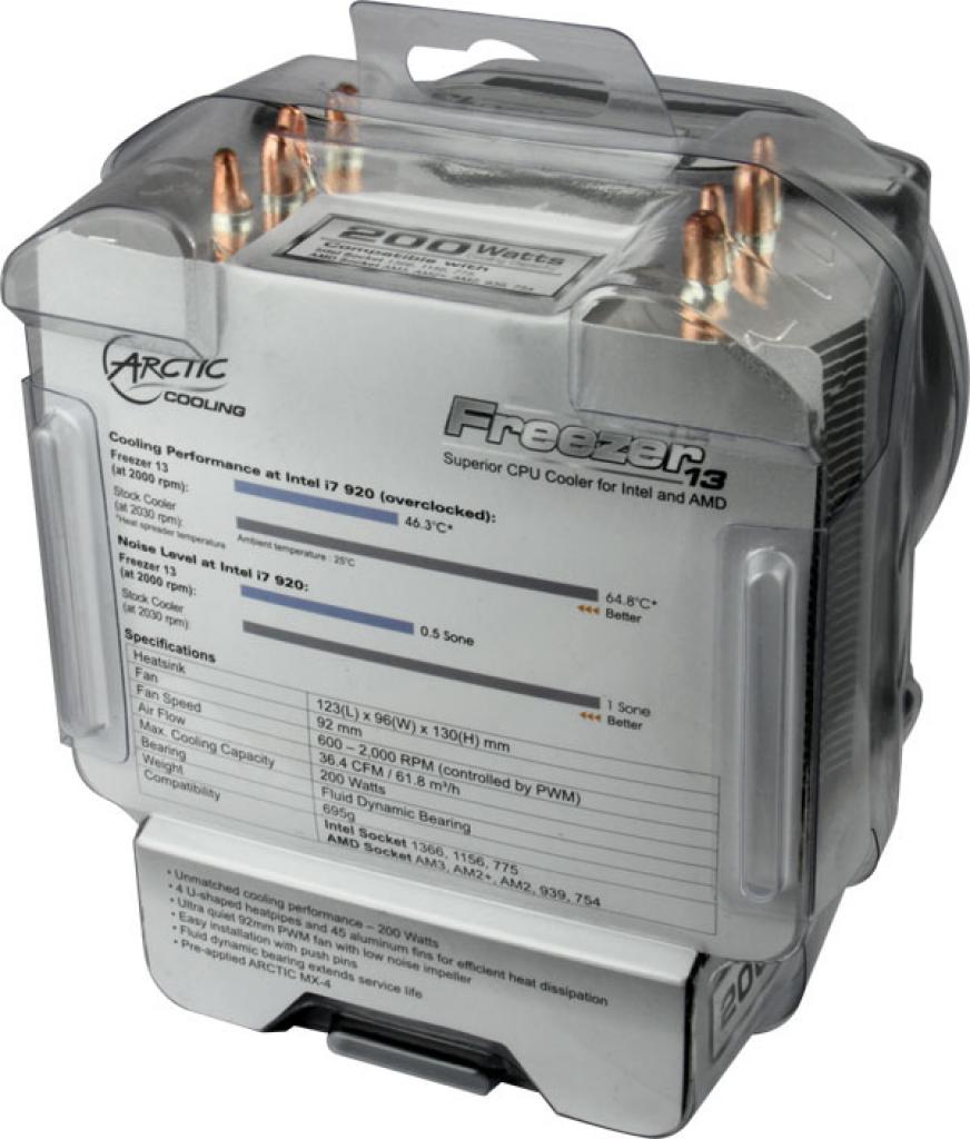 [22/10/2010] Arctic Cooling Freezer 13: Neuer CPU-Kühler mit vier 8-mm-Heatpipes (9)