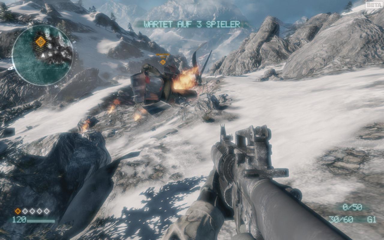 Medal of Honor Open MP Beta: DirectX 9, mittlere Details (ohne HBAO)