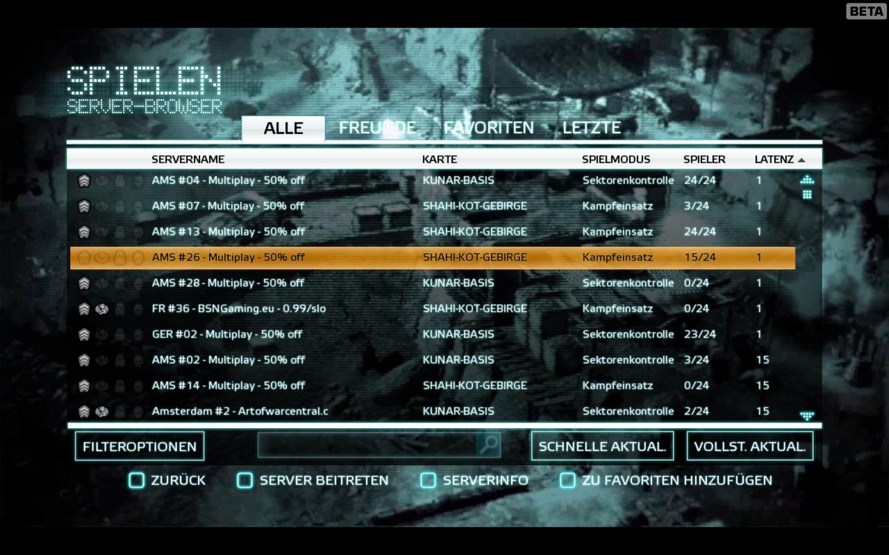 [04/10/2010] Der Server-Browser