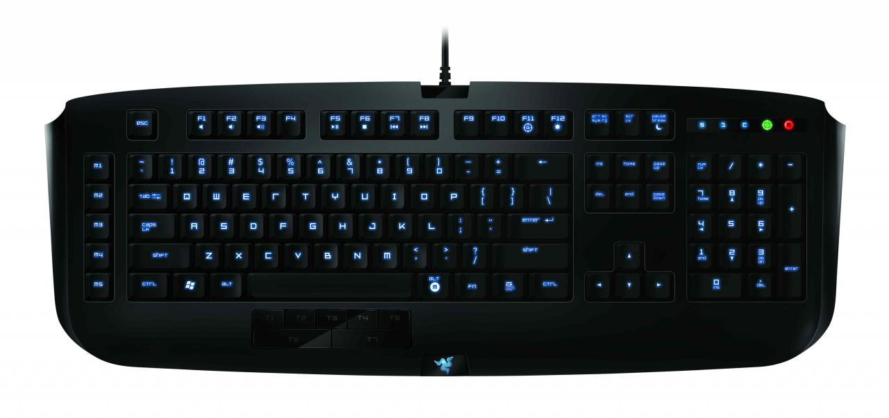 [26/10/2010] Razer Anansi: Neue, programmierbare Tastatur mit sieben zusätzlichen Daumentasten speziell für MMO-Spieler (4)