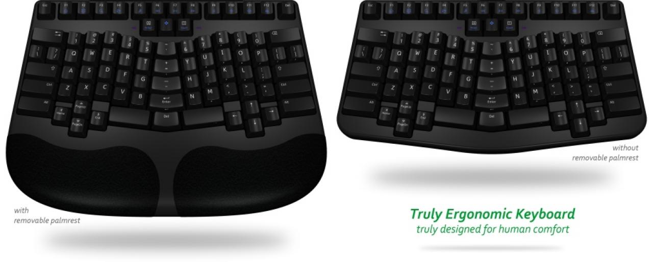 [18/10/2010] Truly Ergonomic Keyboard: Ergonomische Tastatur mit neuartigem Design (5)