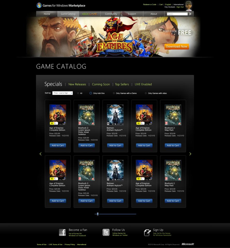 [22/10/2010] Games for Windows: Windows 8 wird Spiele zum integralen Bestandteil des Systems erheben. (1)