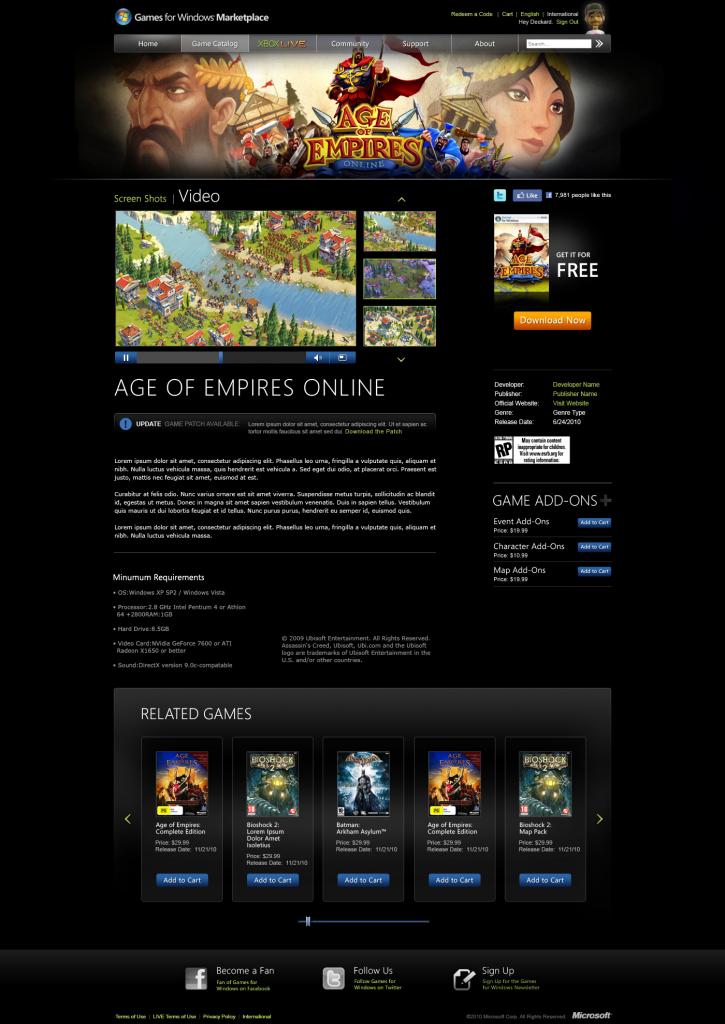 [22/10/2010] Games for Windows: Windows 8 wird Spiele zum integralen Bestandteil des Systems erheben. (2)