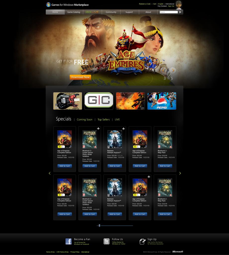 [22/10/2010] Games for Windows: Windows 8 wird Spiele zum integralen Bestandteil des Systems erheben. (3)