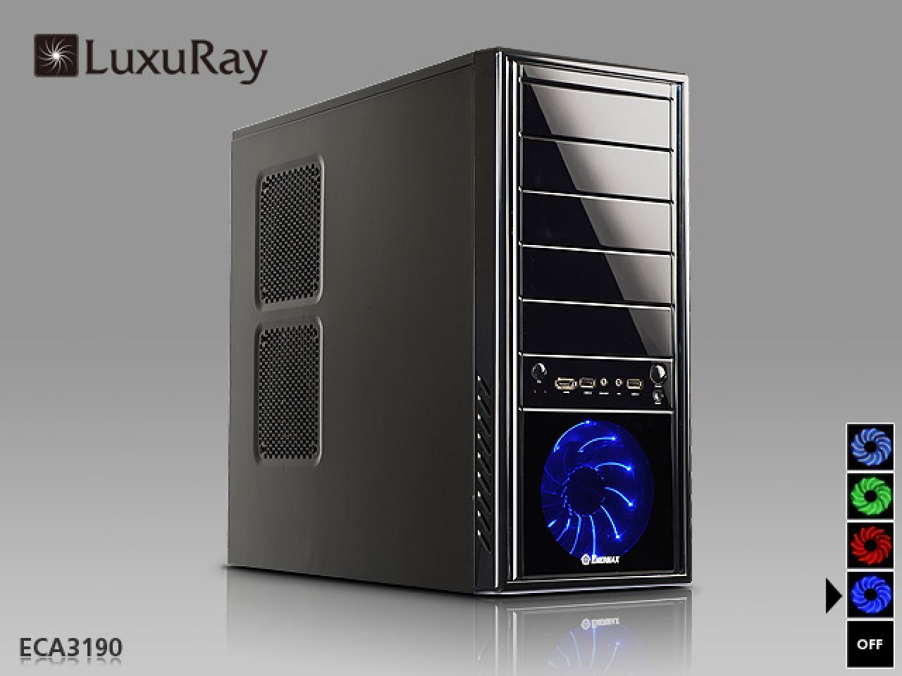[25/10/2010] Enermax Luxuray: Neuer Midi-Tower mit dreifarbigen 120-mm-LED-Lüfter und 14 LED-Modi (19)