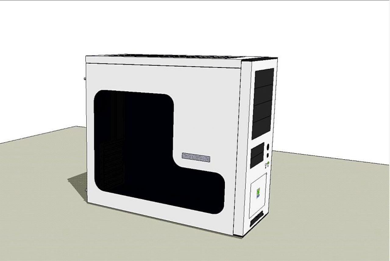 [22/10/2010] Kontrastreiche Lian-Li-Casemod: Schwarz trifft Weiß bei The Brightest Darkness (42)