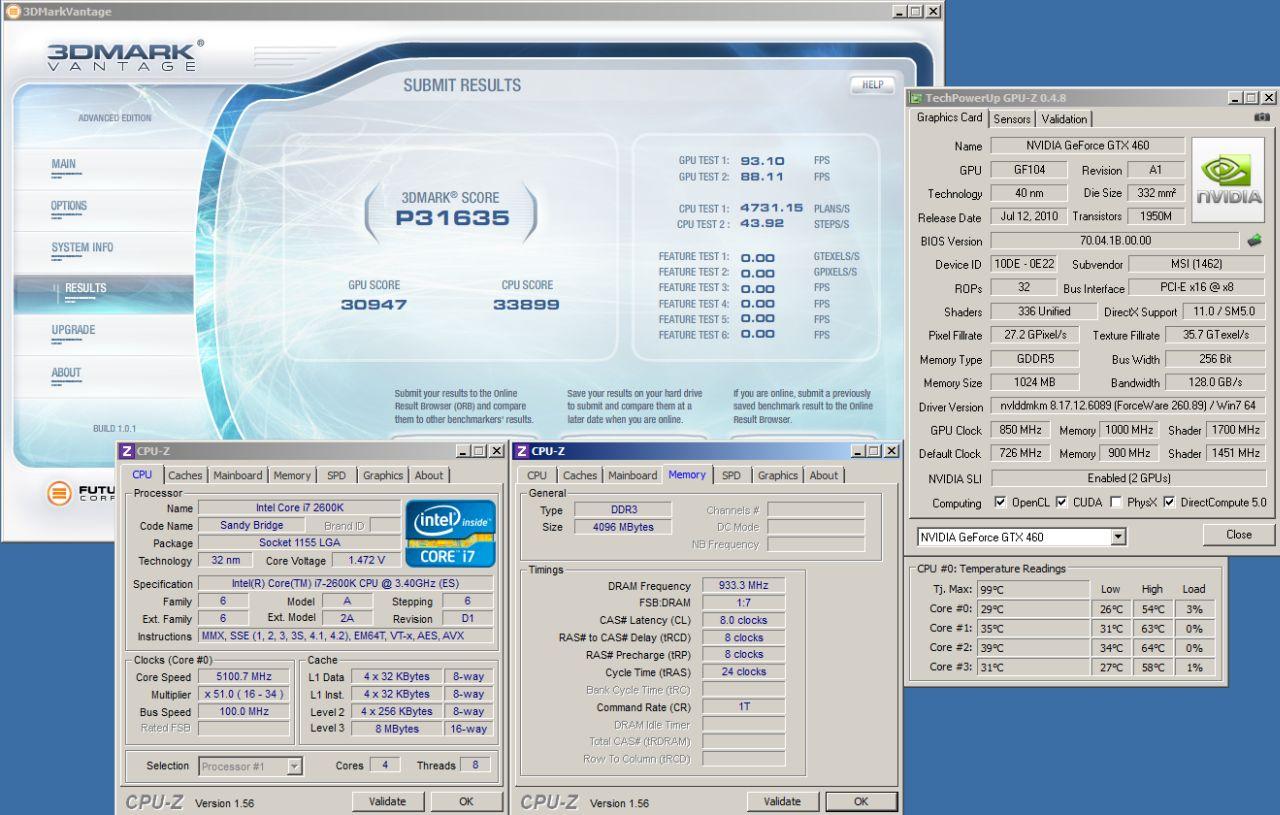 [19/11/2010] Benchmarks: Sandy-Bridge-CPU Core i7-2600K auf 5,1 GHz übertaktet (6)