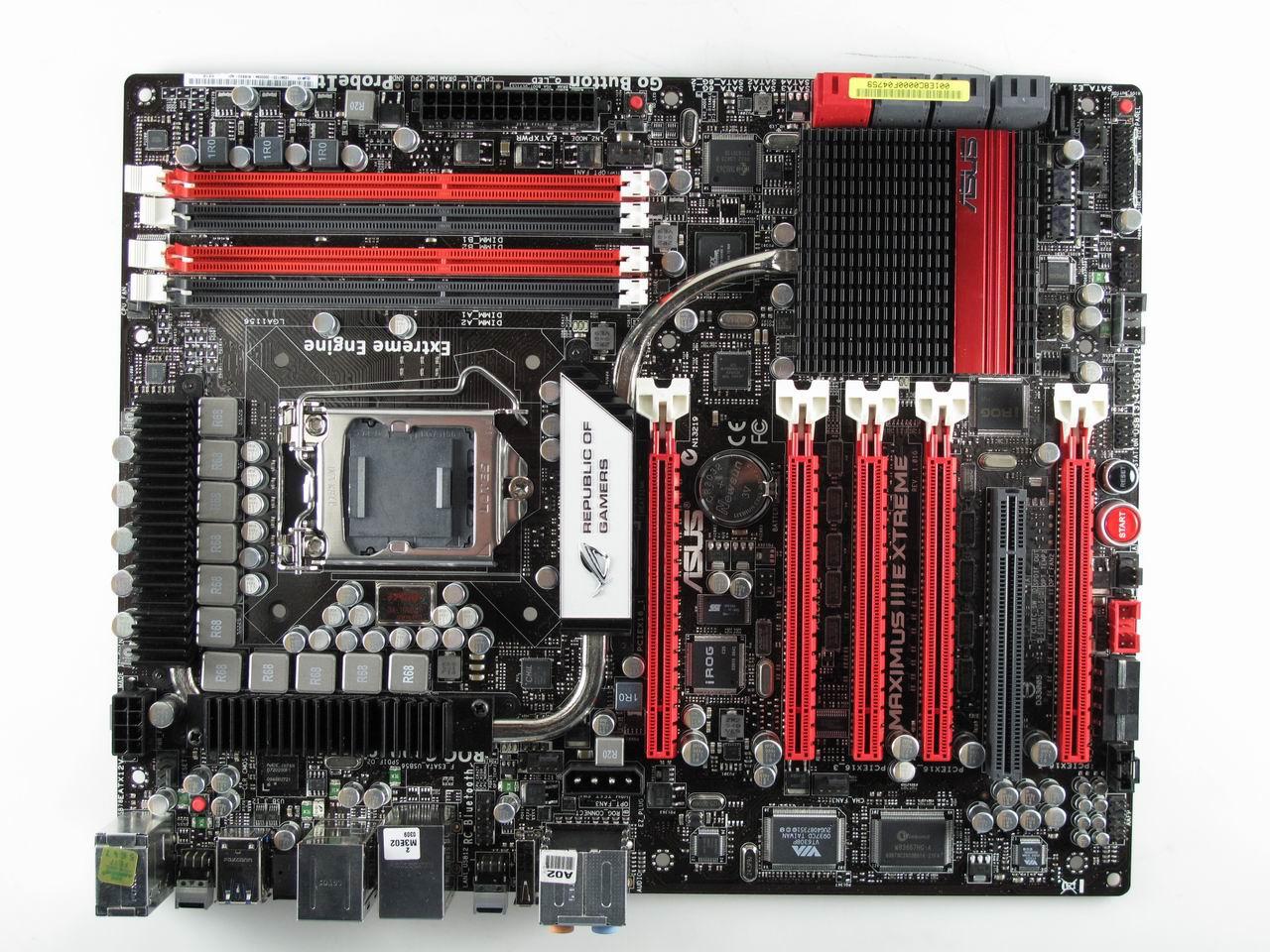 [04/11/2010] Asus Maximus III Extreme: das beste Mainboard für Sockel-1156-CPUs