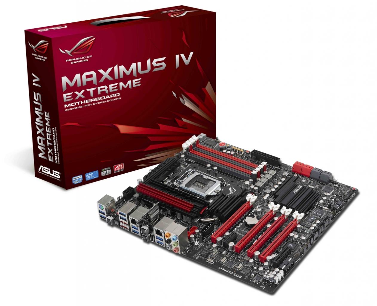[19/11/2010] Asus Maximus IV Extreme: Das neue Topmodell in der Sockel-1155-Reihe von Asus verfügt über den Zusatz-Chip NF200-SLI.