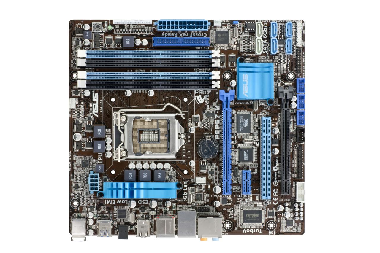 [19/11/2010] Asus P8P67-M: Front-USB-3.0 gibt es bei diesem Board nicht.