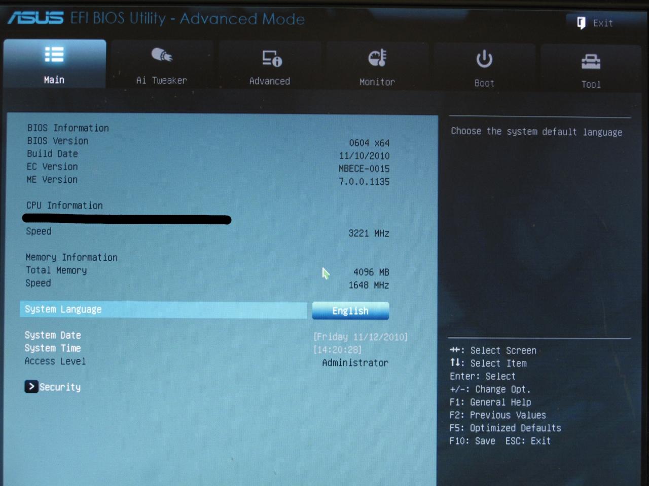 [17/11/2010] Asus UEFI 02a 