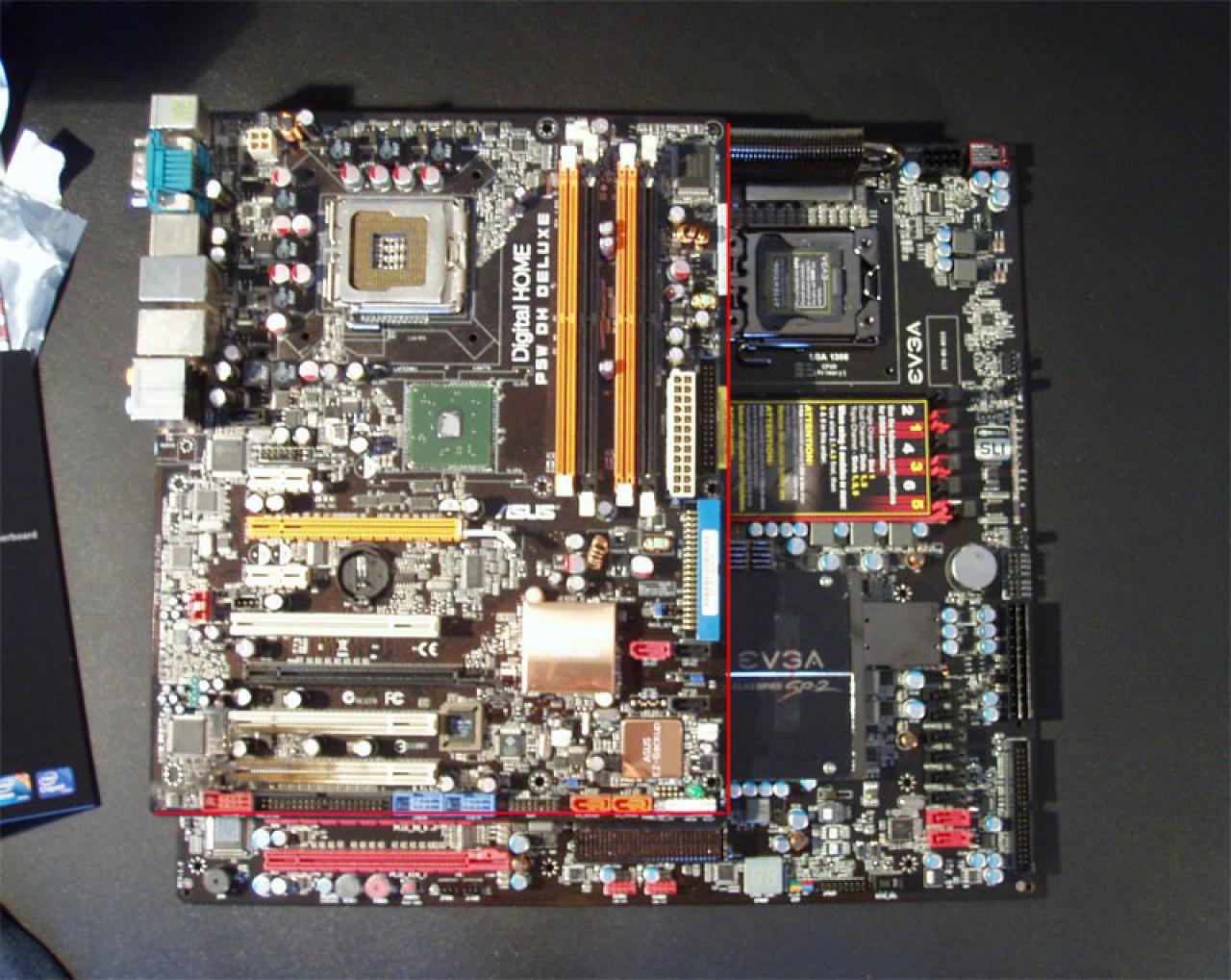 [05/11/2010] Casemod Behemoth Projekt: Black Industrial meets Mutter aller Mainboards EVGA SR-2 (6)