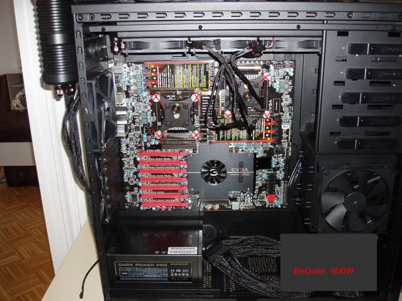 [05/11/2010] Casemod Behemoth Projekt: Black Industrial meets Mutter aller Mainboards EVGA SR-2 (11)