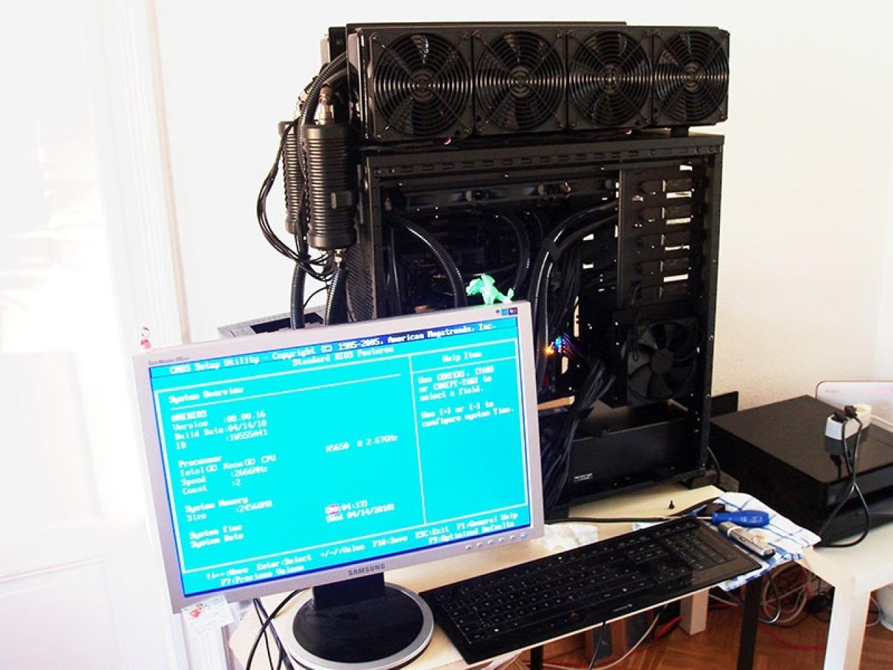 [05/11/2010] Casemod Behemoth Projekt: Black Industrial meets Mutter aller Mainboards EVGA SR-2 (58)