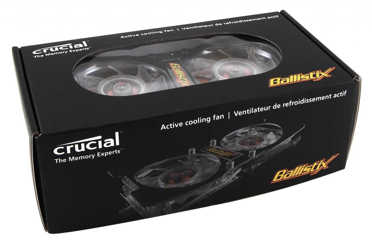 [12/11/2010] Crucial Ballistix Active Cooling Fan: Aktivkühler für Speichermodule (2)