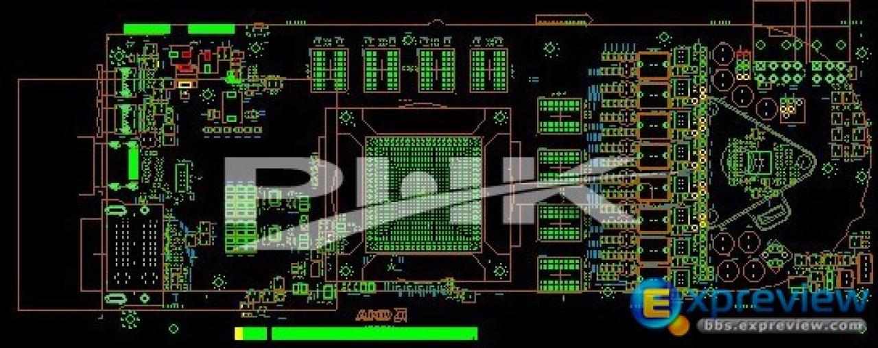 [02/11/2010] PCB einer Radeon HD 6970: 8 Phasen, 6- plus -Pin-Anschluss