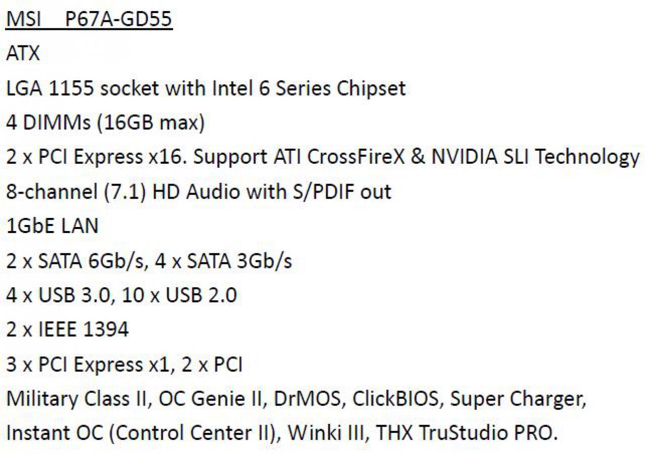 [19/11/2010] MSI P67A-GD55: Anders als das P67A-C45 verfügt das P67A-GD55 über zwei Grafiksteckplätze.