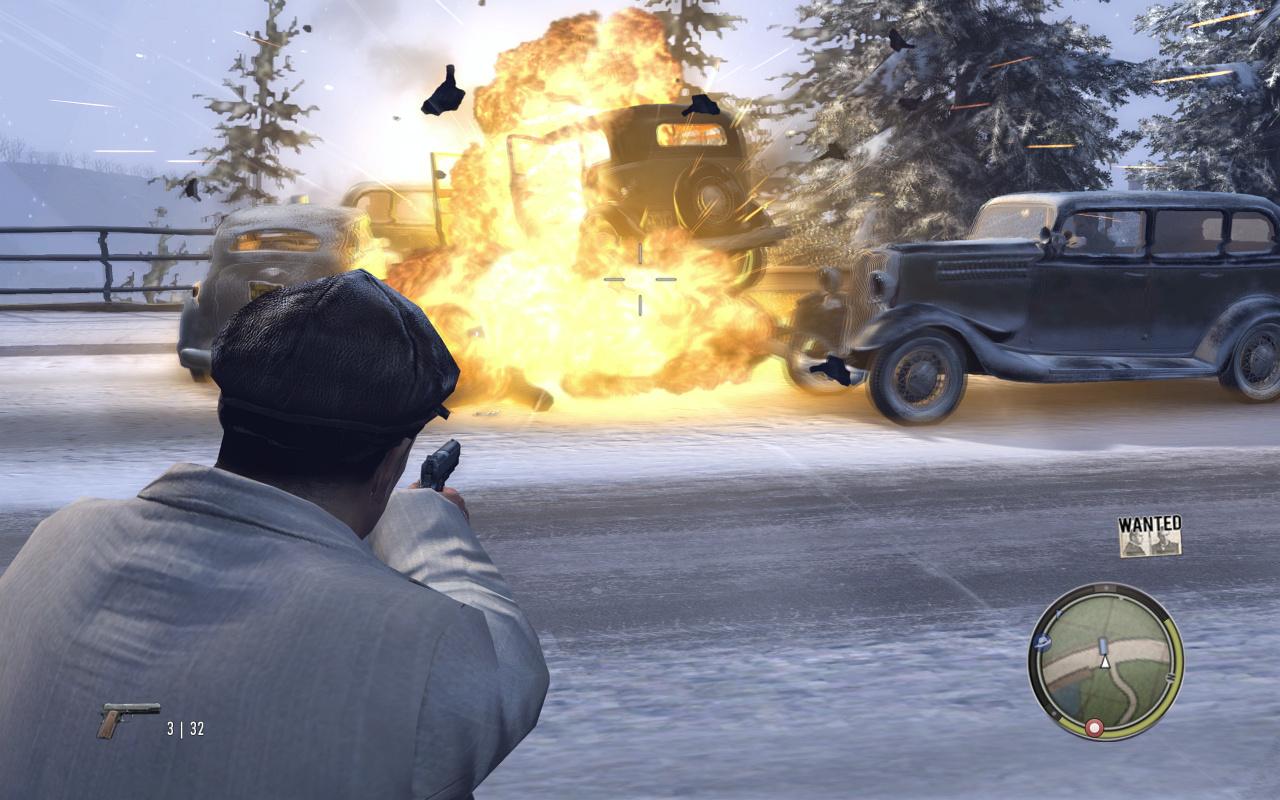 [22/11/2010] Mafia 2 DLC Joe s Adventures: Auch im Addon sind Tanks wieder explosiv.