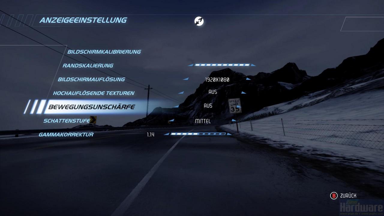 [10/11/2010] Need for Speed: Hot Pursuit - Minimale Einstellungen (1)