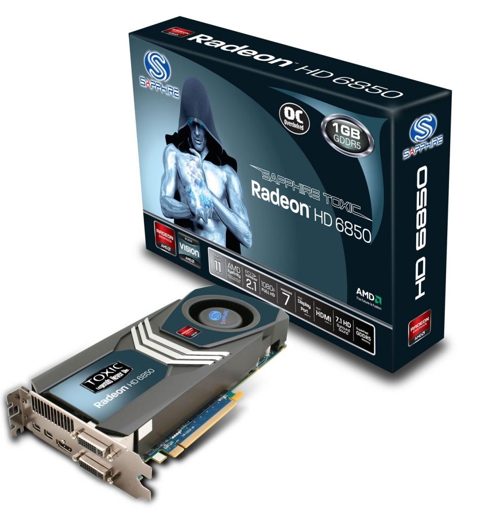 [16/11/2010] Sapphire Toxic HD 6850: Werksübertaktete Radeon HD 6850 im Eigendesign