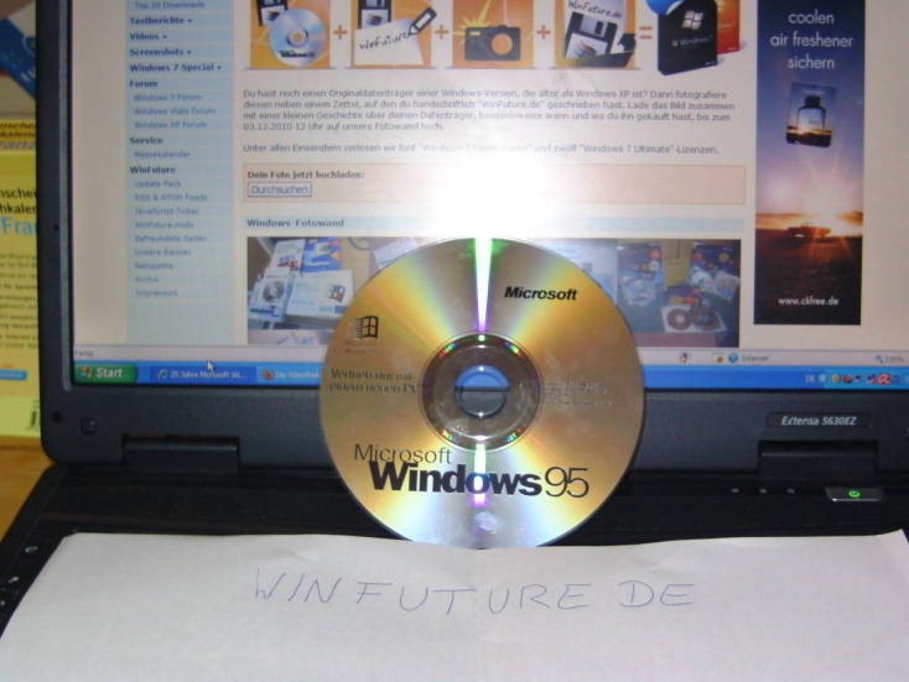 [18/11/2010] 25 Jahre Microsoft Windows: Winfuture startet Gewinnspiel (1)