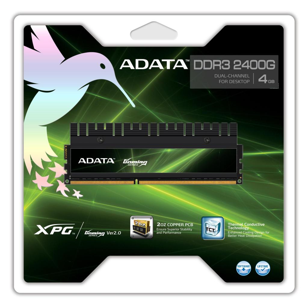 [04/11/2010] Adata erweitert XPG Gaming V2.0 Serie um DDR3-2400 Dual-Channel Speicherkit