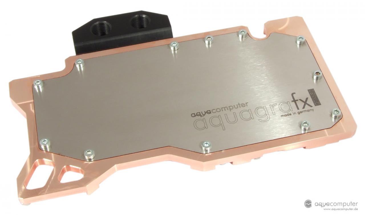 [10/11/2010] Aqua Computer Aquagrafx GTX 580: Erste Fotos und Infos zur GTX 580 Wasserkühlung veröffentlicht (3)