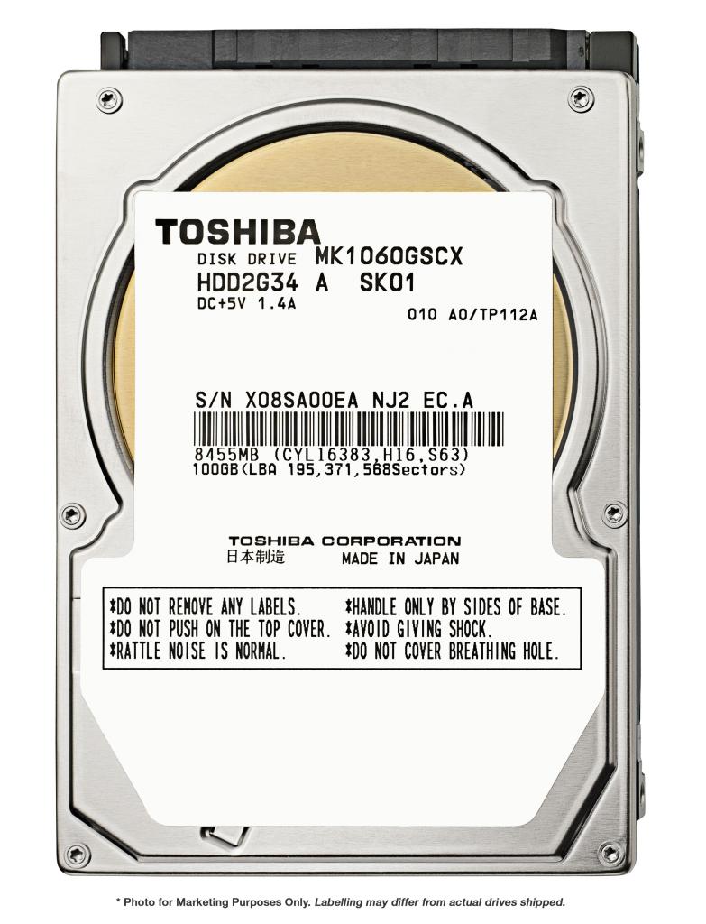 [26/11/2010] Toshiba MK1060GSCX und MK8050GACY: Besonders robuste HDDs für Industrieanwendungen