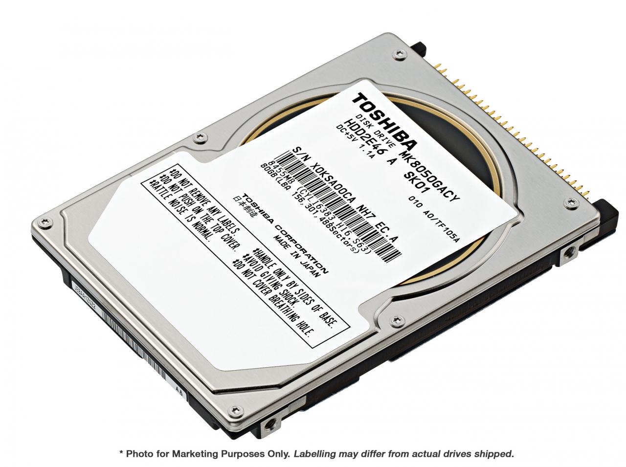 [26/11/2010] Toshiba MK1060GSCX und MK8050GACY: Besonders robuste HDDs für Industrieanwendungen (3)