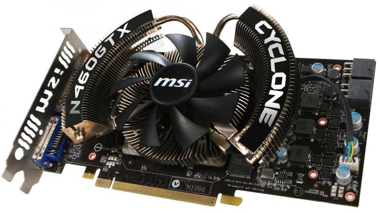 [15/11/2010] MSI N460GTX-SE Cyclone