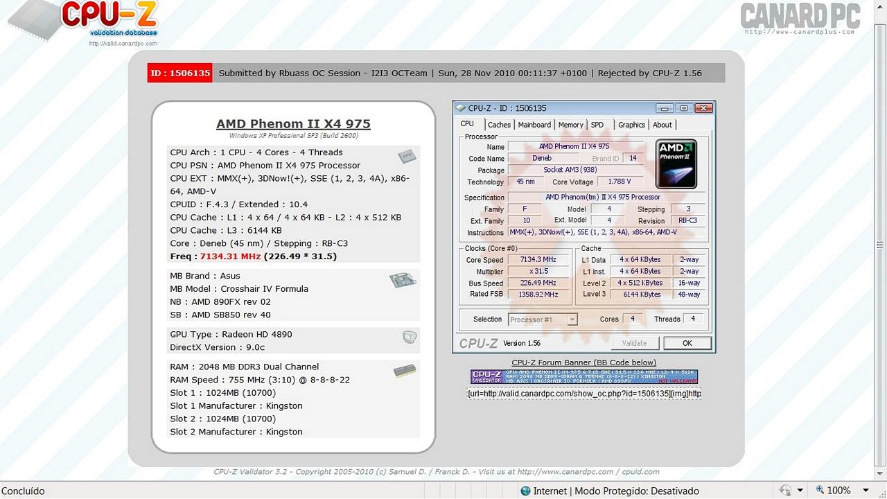 [29/11/2010] Extrem-Übertakter rbuass holt den CPU-Z-Rekord für AMD-CPUs (1)