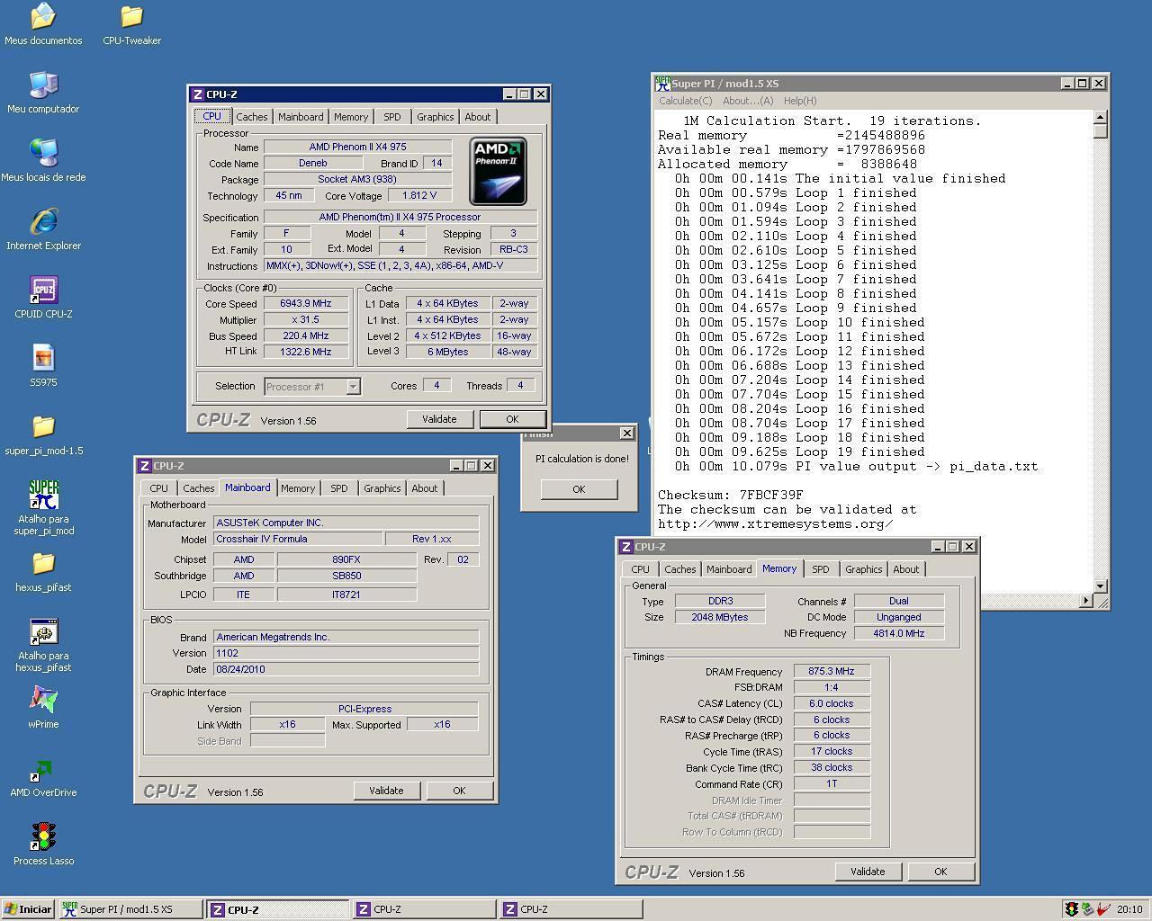 [29/11/2010] Extrem-Übertakter rbuass holt den CPU-Z-Rekord für AMD-CPUs (2)