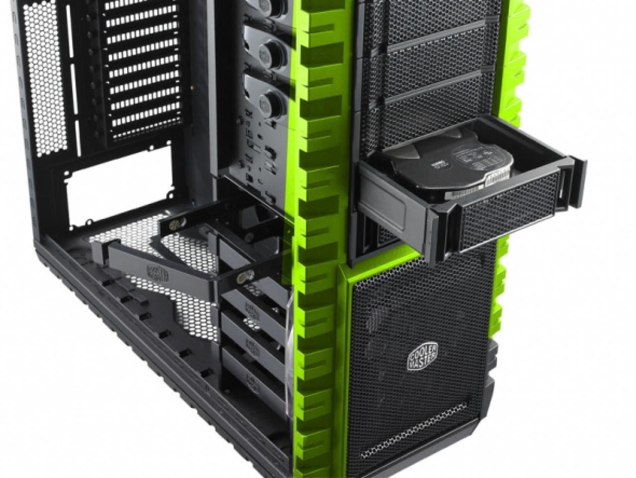 [19/11/2010] Cooler Master HAF X Nvidia-Edition: Gehäuse im Nvidia-Design (5)