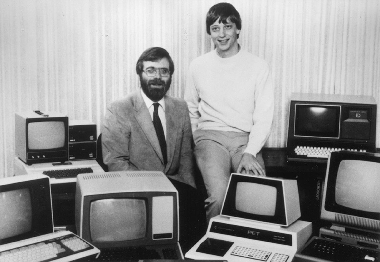 [14/12/2010] Paul Allen mit Bill Gates, 1981.