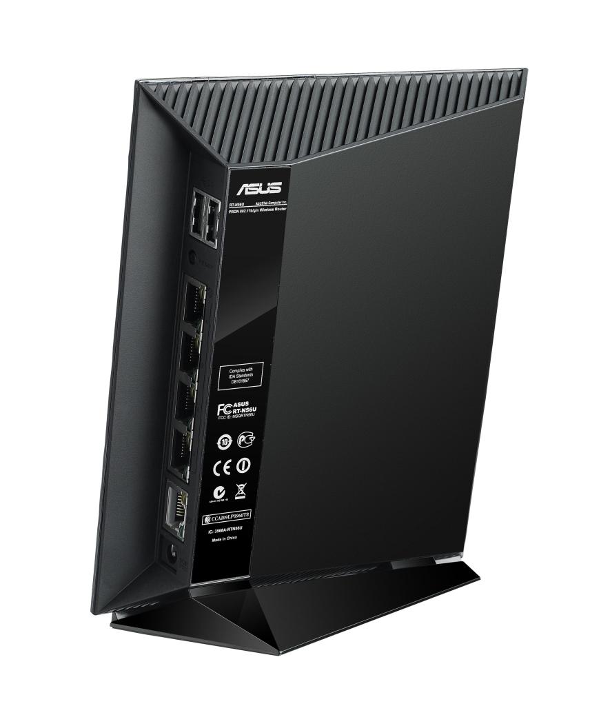 [02/12/2010] Asus RT-N56U: Router im Black Diamond-Design und Dual-Band-Technik