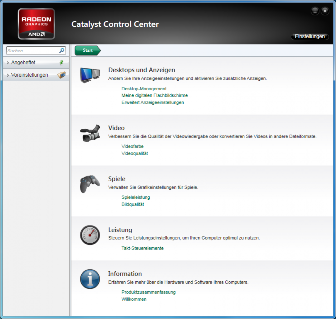 [22/12/2010] Catalyst Control Center 2: Noch vor der Jahreswende veröffentlichte AMD einen ersten Preview-Treiber mit dem neuen CCC 2. Das Kontrollzentrum wirkt moderner und lässt sich erstmals frei in der Größe anpassen. Windows-XP-Nutzer werden übrigens ausgeschlossen - das CCC2 ist Käufern von Windows 7 und Windows Vista vorbehalten.