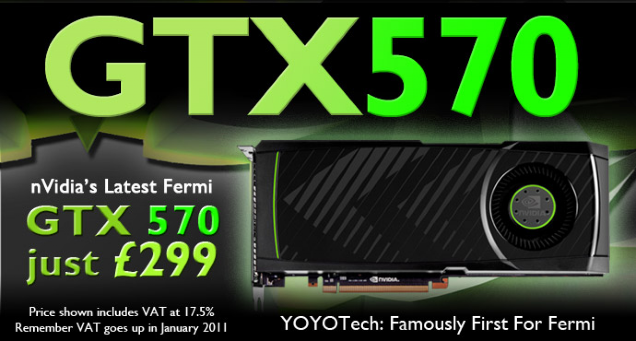 [06/12/2010] Nvidia Geforce GTX 570: UK-Onlinehändler veröffentlicht Preis (2)
