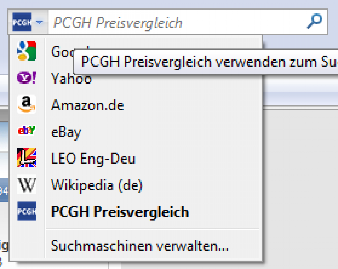 [14/12/2010] und fügen Sie den PCGH-Preisvergleich oder die PCGH-Suche hinzu. Schon können Sie jederzeit in den Daten suchen, die unser Partner Geizhals oder die wir bereitstellen.