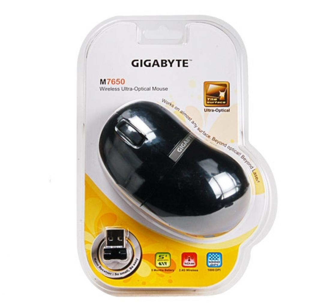[29/12/2010] Gigabyte M7650: Kabellose Maus mit Ultra Optical-Sensor