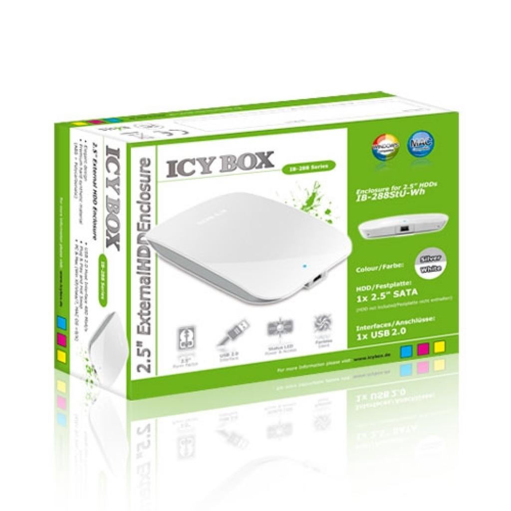 [10/12/2010] Icy Box IB-288StU-Wh: 2,5-Zoll-Festplattengehäuse im Apple-Design