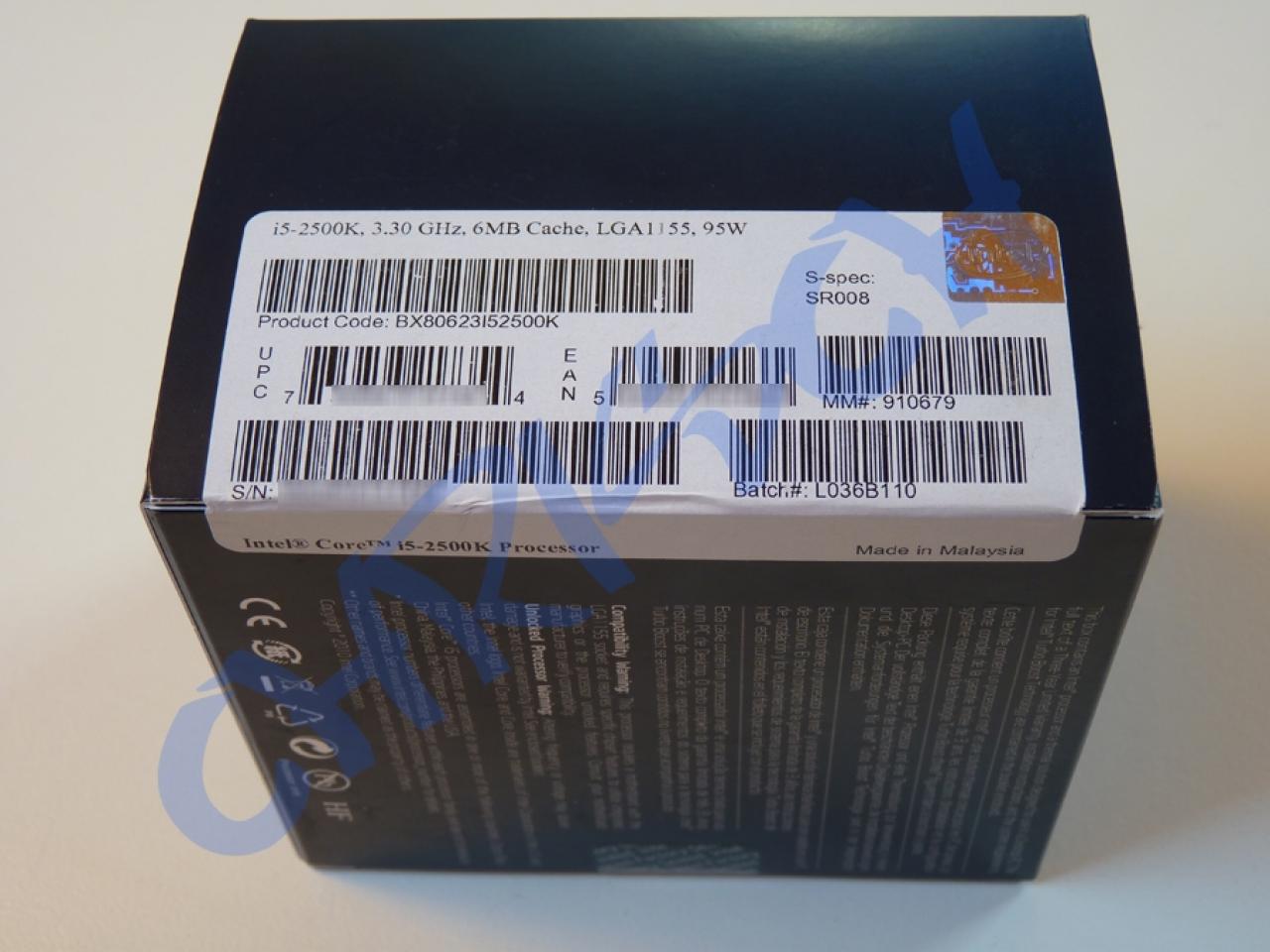 [13/12/2010] Intel Sandy Bridge: Fotos eines Intel Core i5-2500K mit Kühler und Verpackung aufgetaucht (2)