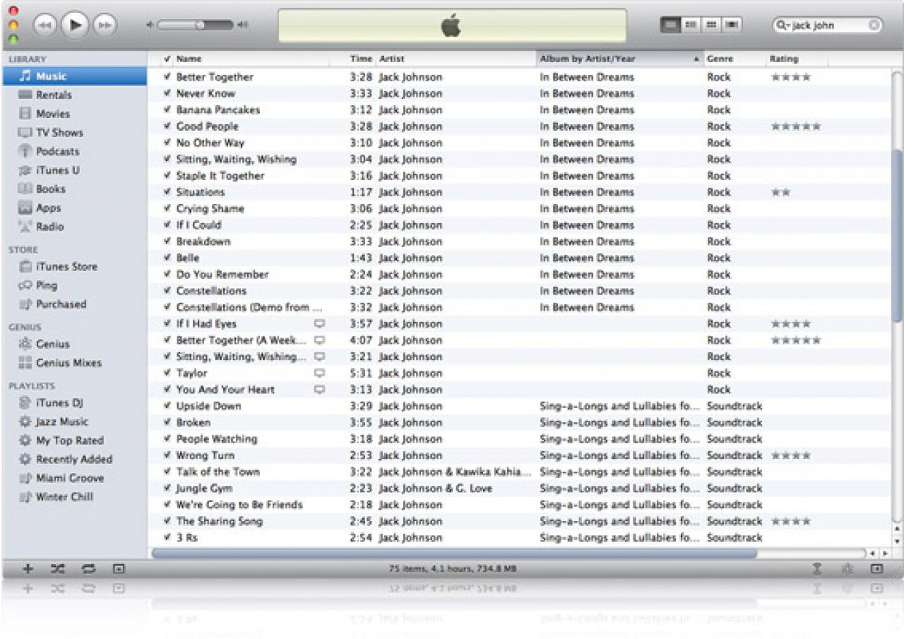 [17/12/2010] iTunes: Die Apple-Software zum Kaufen und Organisieren von Musik geht in Version 10.1.1. (4)