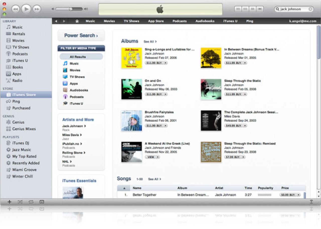 [17/12/2010] iTunes: Die Apple-Software zum Kaufen und Organisieren von Musik geht in Version 10.1.1. (6)