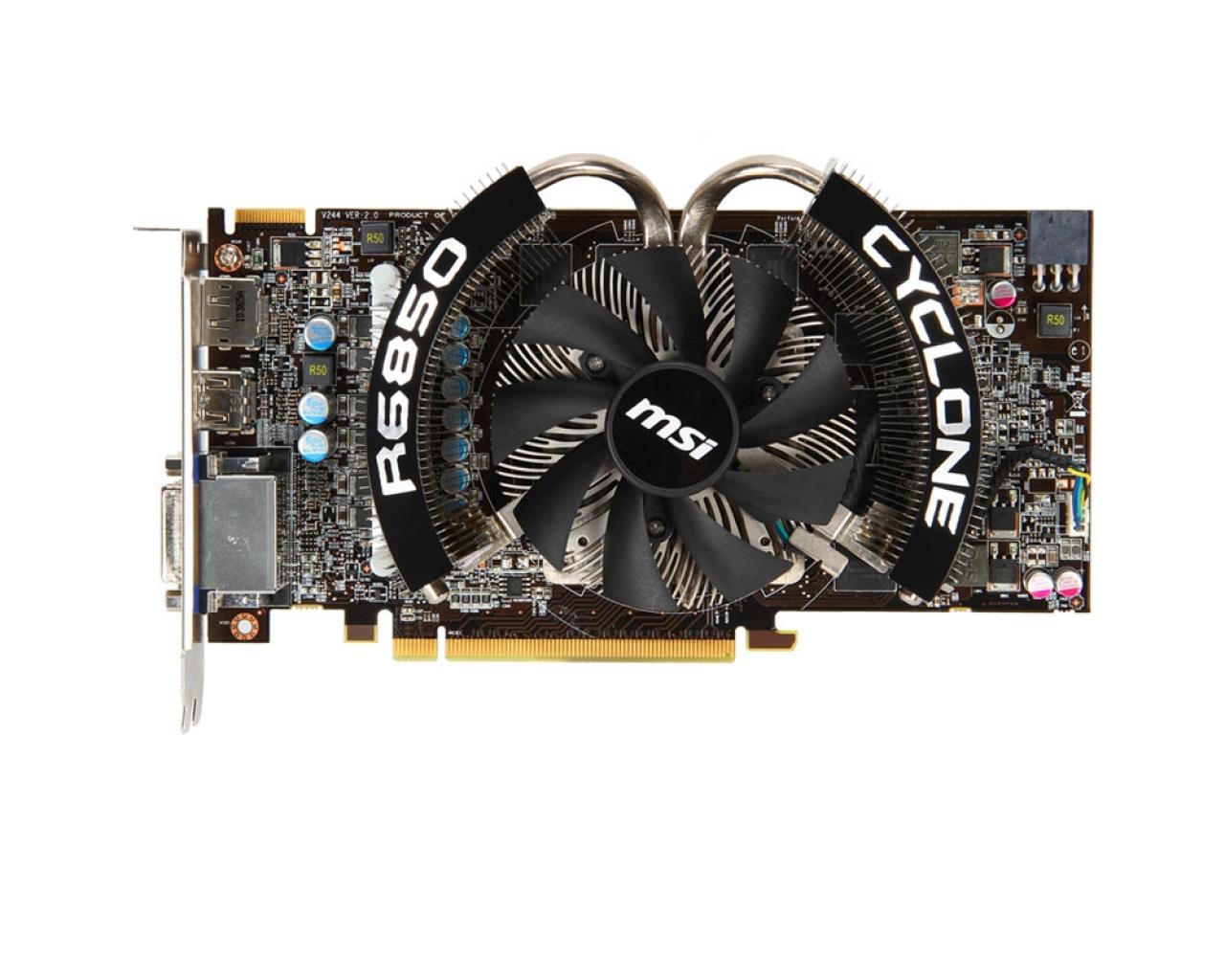 [23/12/2010] MSI Radeon HD 6850 Cyclone Power Edition: Auf 1.020 MHz GPU-Takt übertaktet - Update (3)
