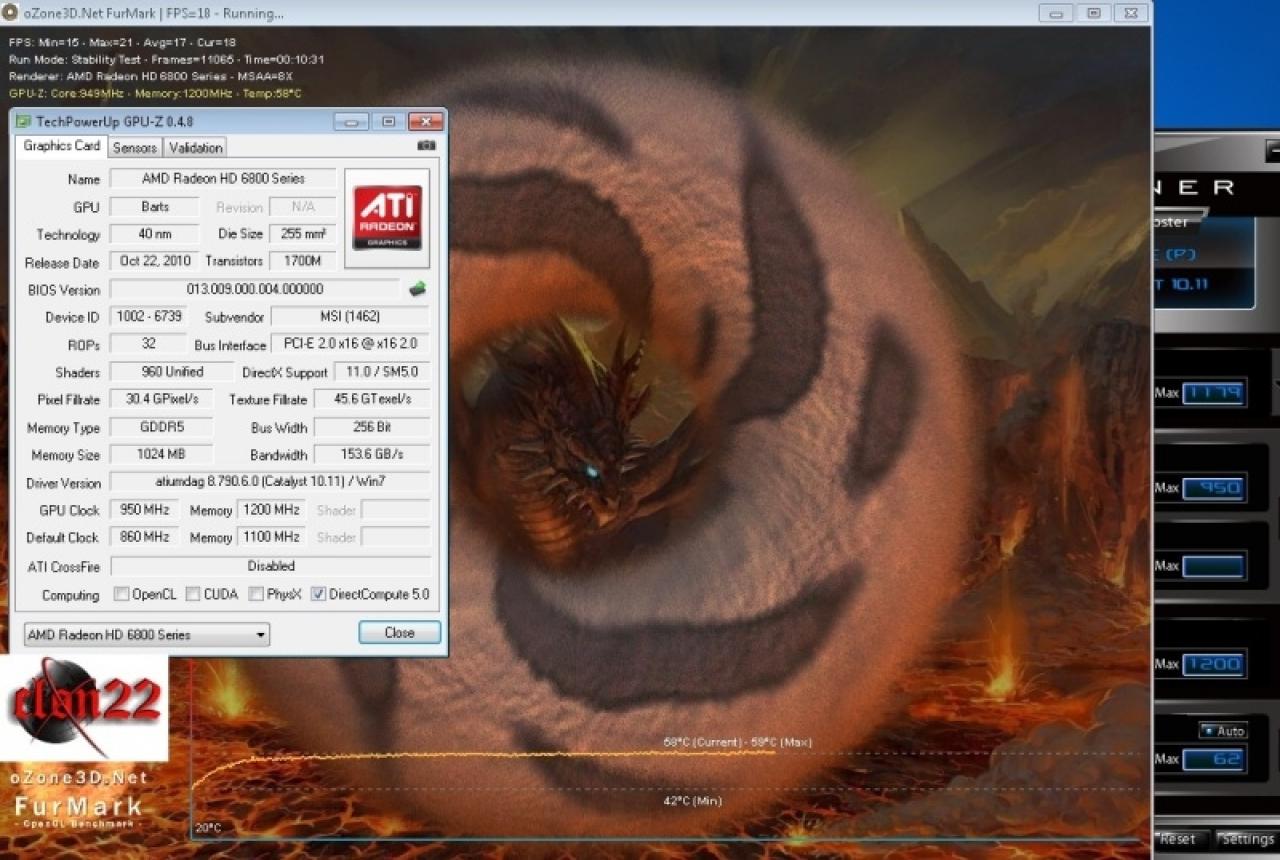 [17/12/2010] MSI Radeon HD 6850 Cyclone Power Edition: Auf 1.020 MHz GPU-Takt übertaktet - Update (12)