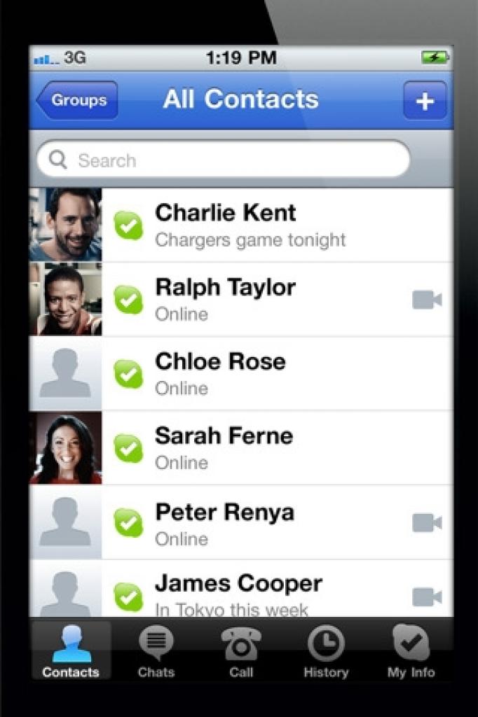 [30/12/2010] Apple iPhone: Videotelefonie nun auch mit Skype möglich (2)