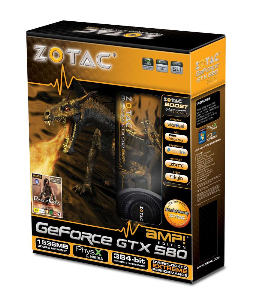 [08/12/2010] Zotac Geforce GTX 580 AMP: Übertaktete Geforce GTX 580 im Referenzdesign (5)