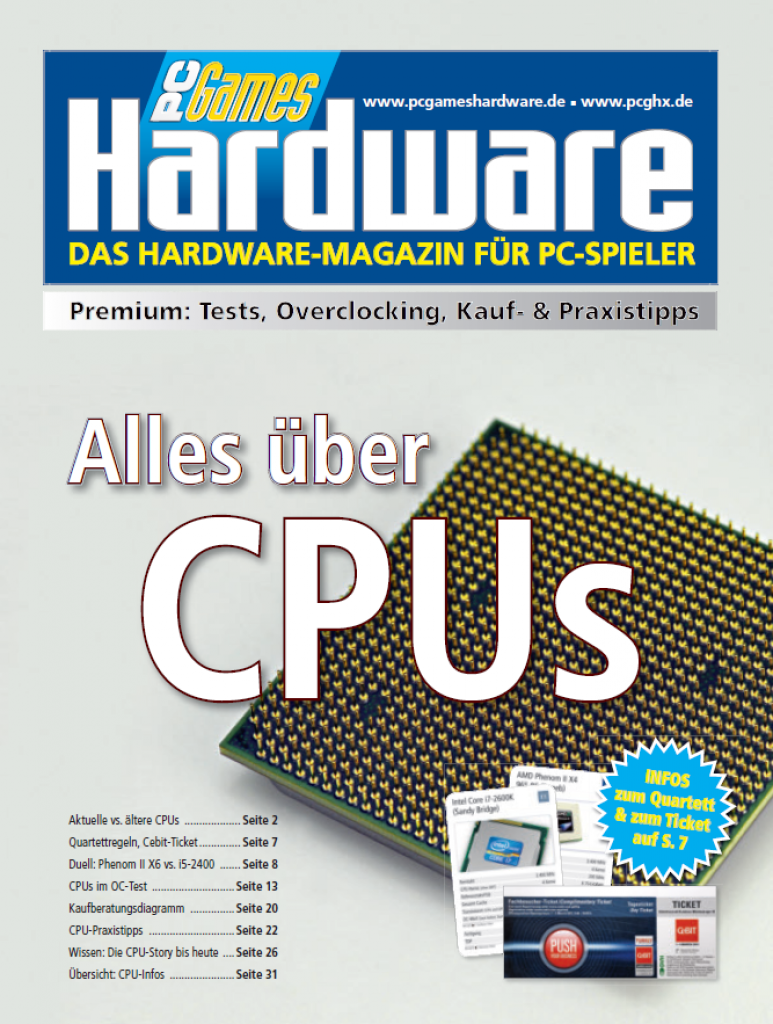 [24/01/2011] PCGH: Ausgabe 03/2011- Premium / Booklet-Cover