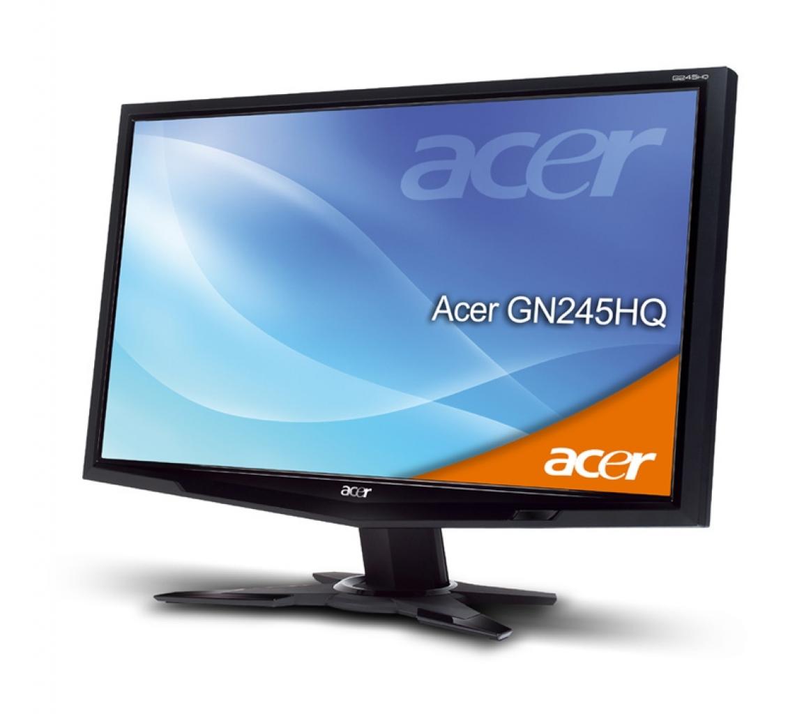 [27/01/2011] Acer GN245HQ: 23,6-Zoll-LED-Monitor mit HDMI 1.4a und Nvidia 3D-Brille